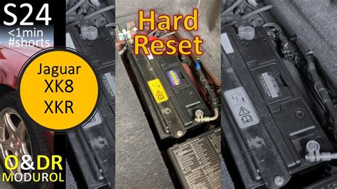 Disconnect electrical connectors. . Jaguar xk8 hard reset